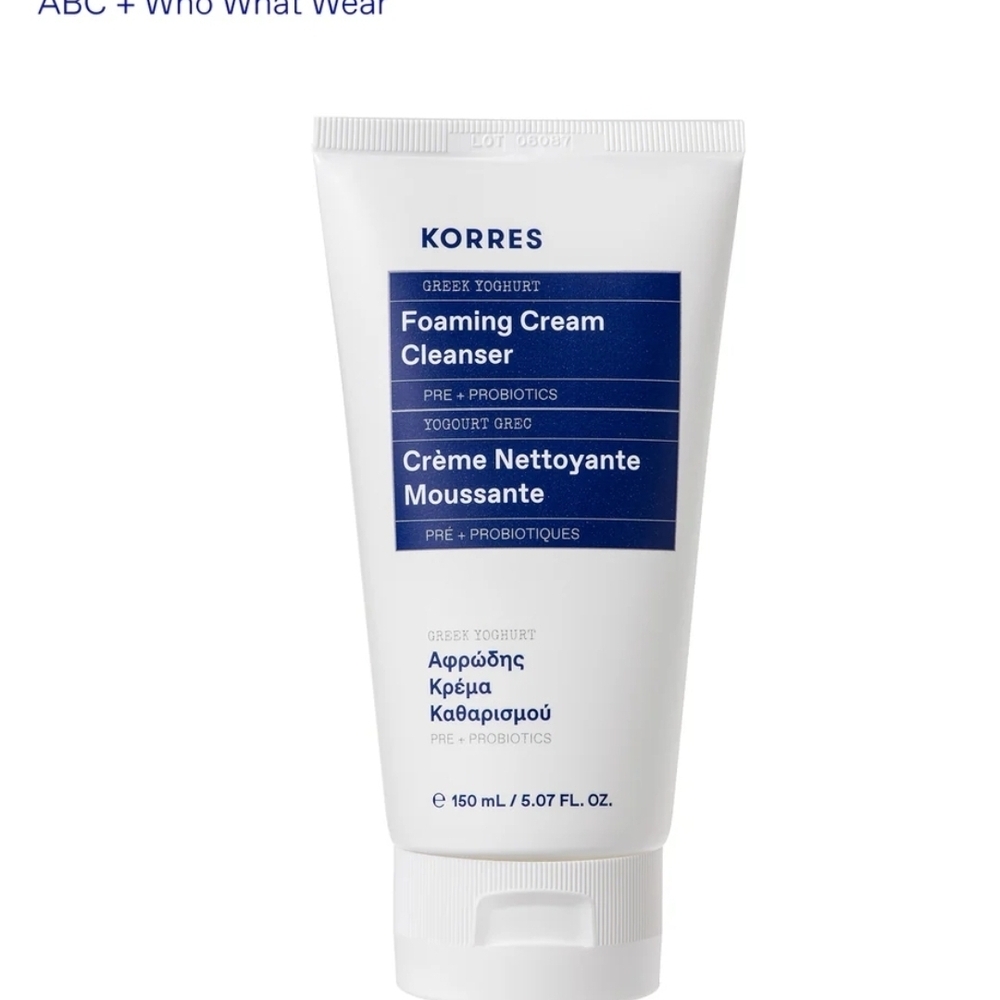 Korres Greek Yoghurt Foaming Cream Cleanser 150ml NEW